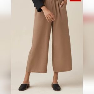 VETTA Wide Leg Crop Pant NWT XS FAWN